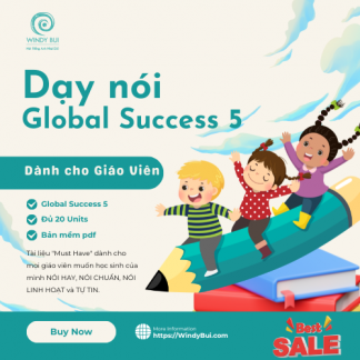 Bộ Speaking dành cho giáo viên dạy Global Success 5.